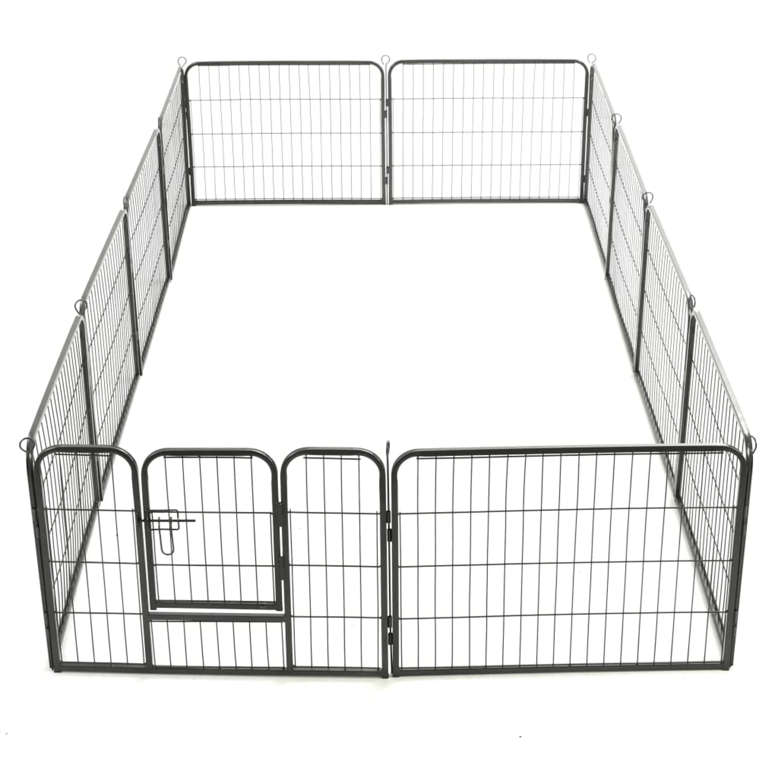 Andoer Dog Playpen 12 Panels Steel 31.5