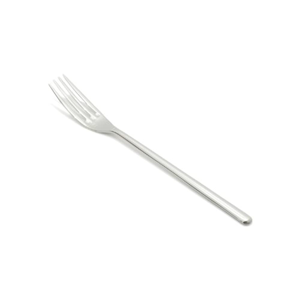 Fortessa Dragonfly 18/10 Stainless Steel Flatware Short Salad Fork, 7-Inch, Set of 12
