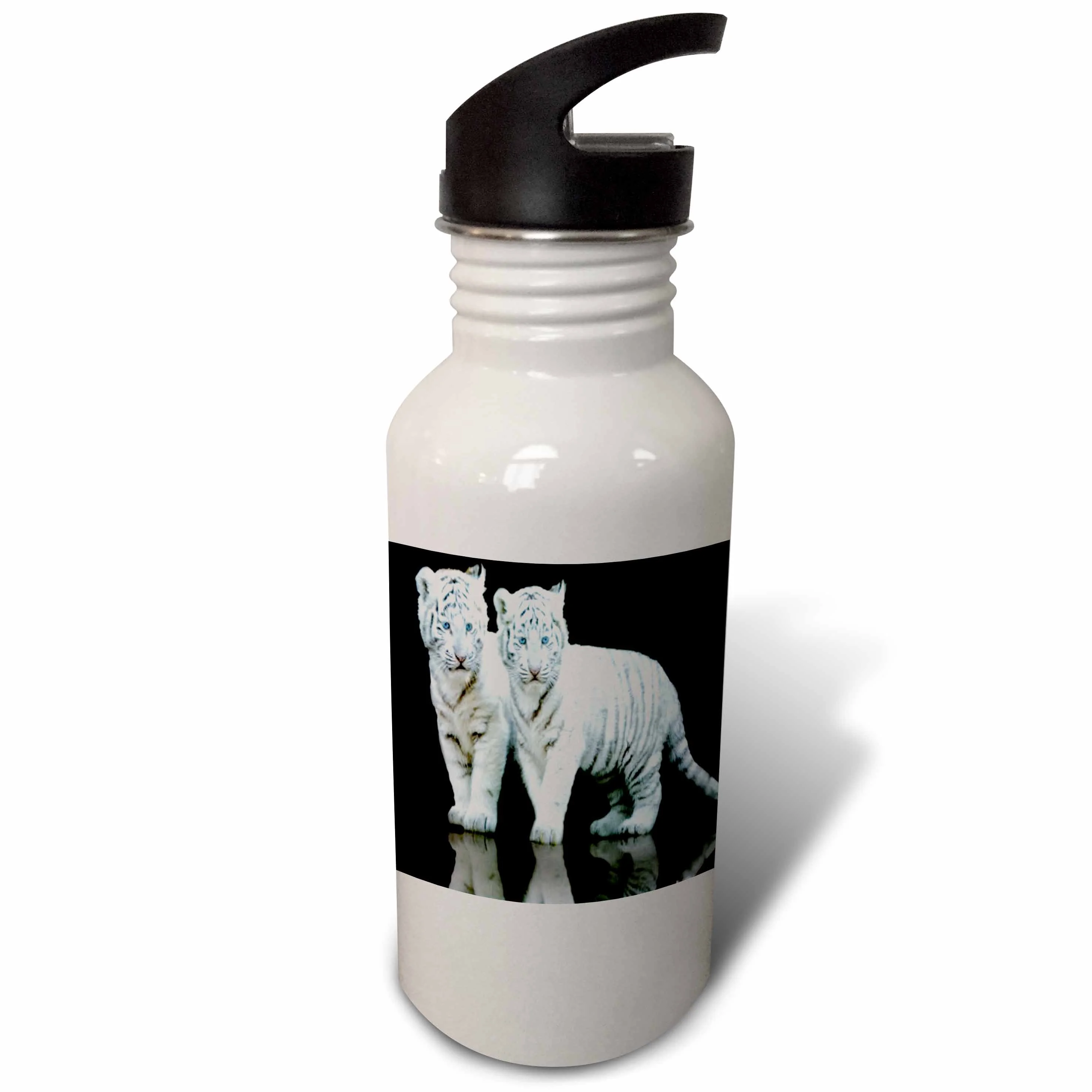 White Tiger Cubs 21 oz Sports Water Bottle wb-80218-1