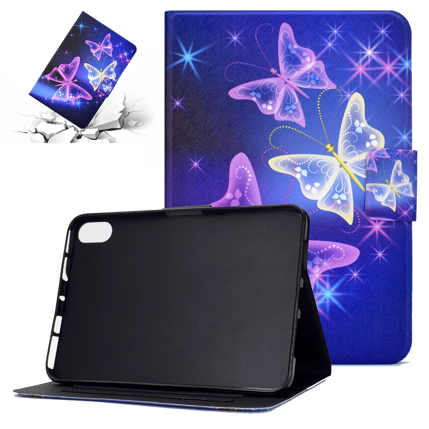 TECH CIRCLE for Apple iPad 10th Generation Case 10.9 Inch 2022, Colorful Painting Multi-Angle Viewing Folio Wallet Smart Cover with Auto Wake/Sleep for iPad 10th Gen 10.9