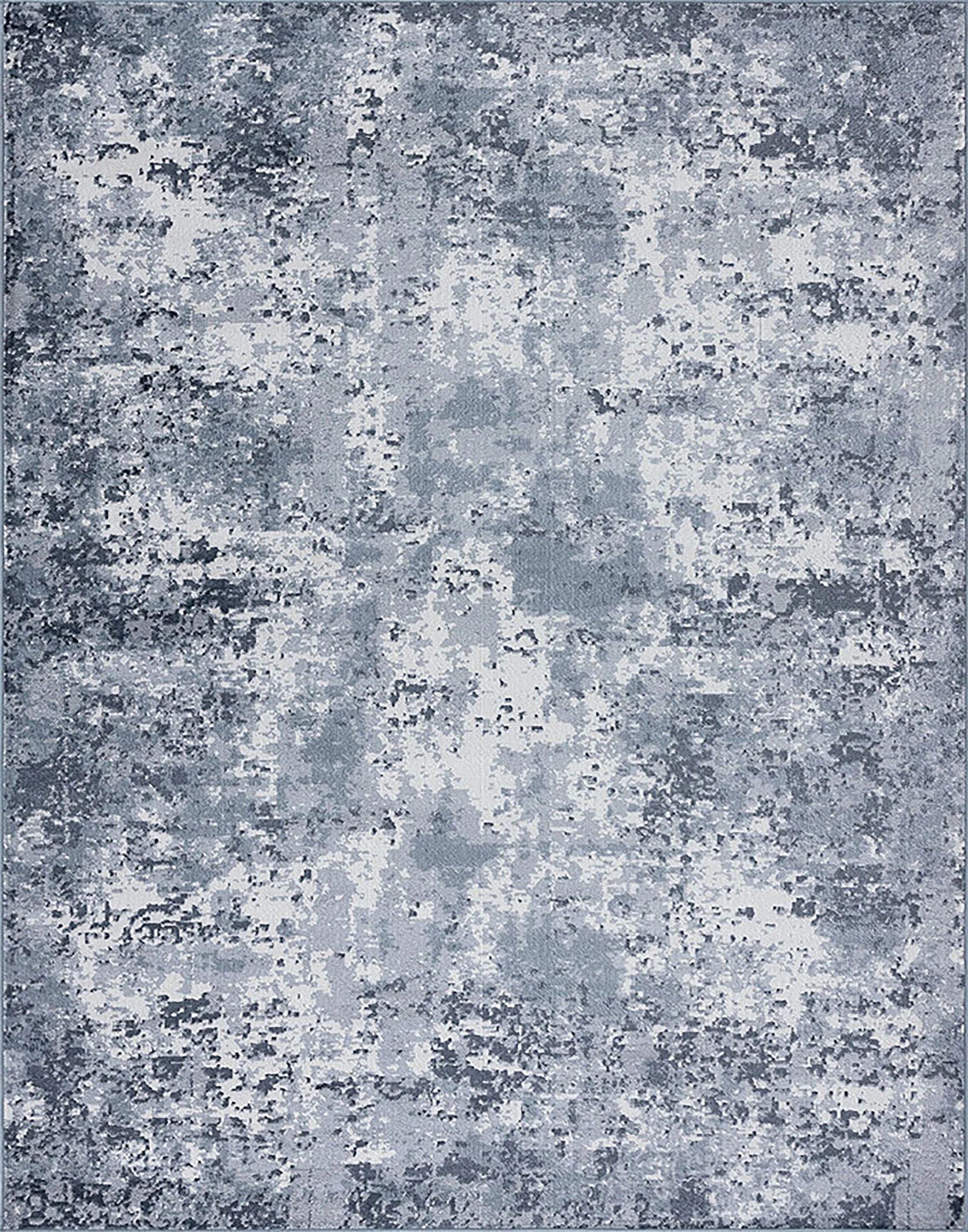 8x10 Modern Gray Large Area Rugs for Living Room | Bedroom Rug | Dining Room Rug | Indoor Entry or Entryway Rug | Kitchen Rug | Alfombras para Salas 7'10'' x 10'2''