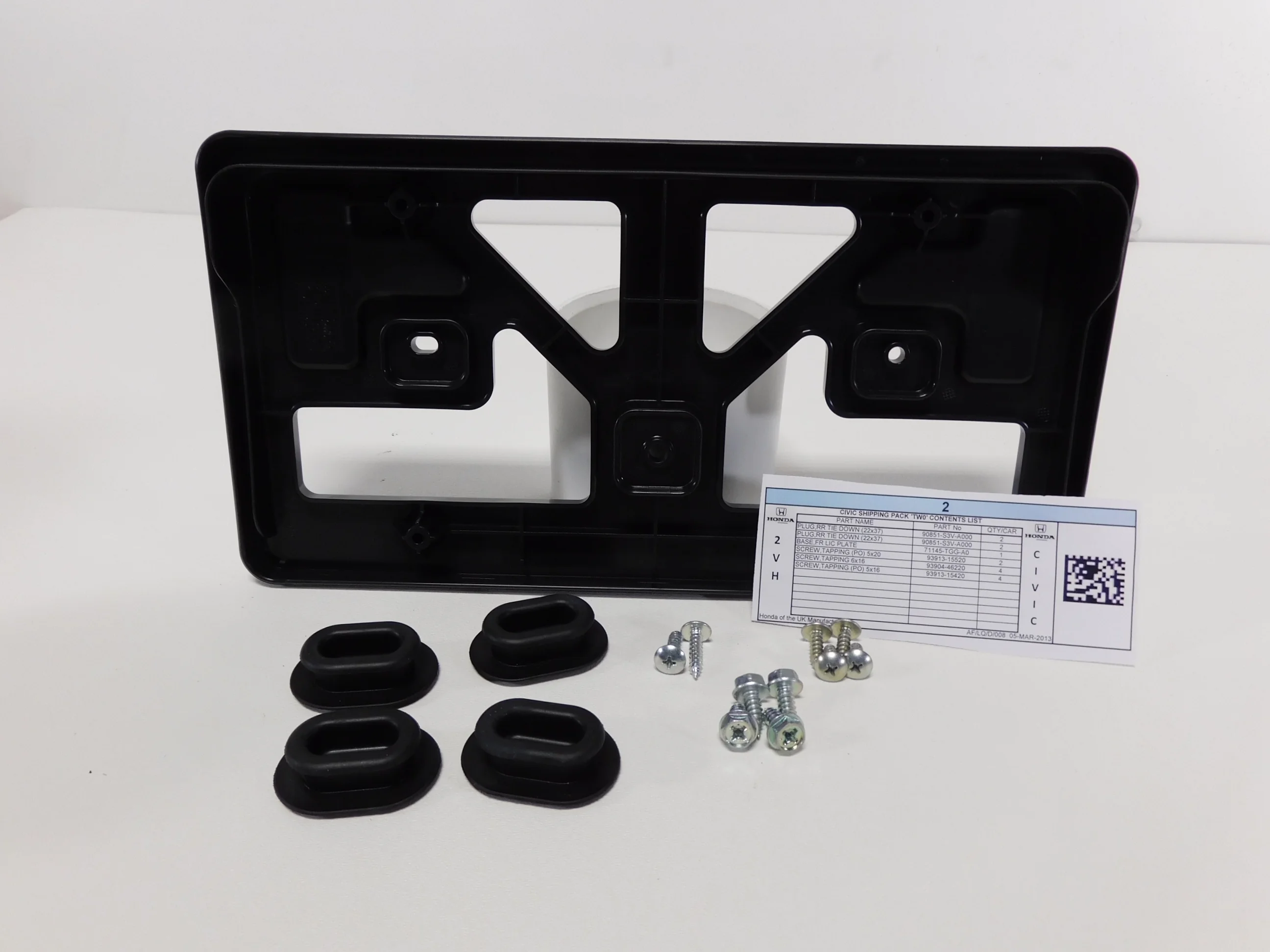 Pre-Owned 21 Honda Civic Front License Plate Mount OEM LKQ (Good)