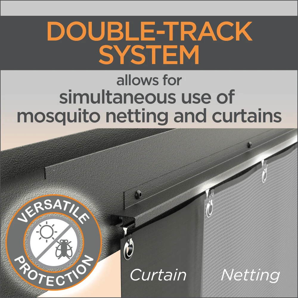 Sojag Pompano 12x16 wall gazebo - grey