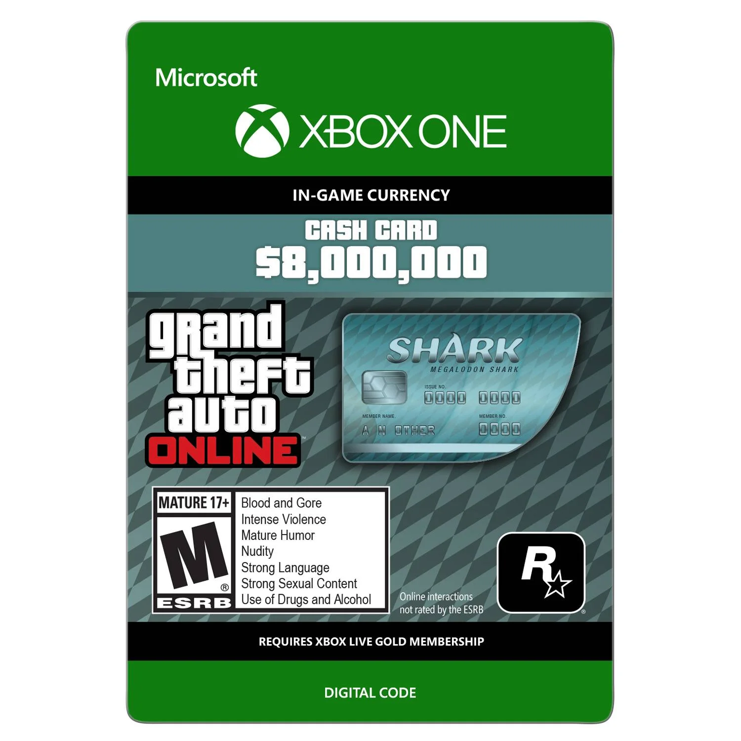 MEGALODON CASH CARD - Xbox One [Digital]