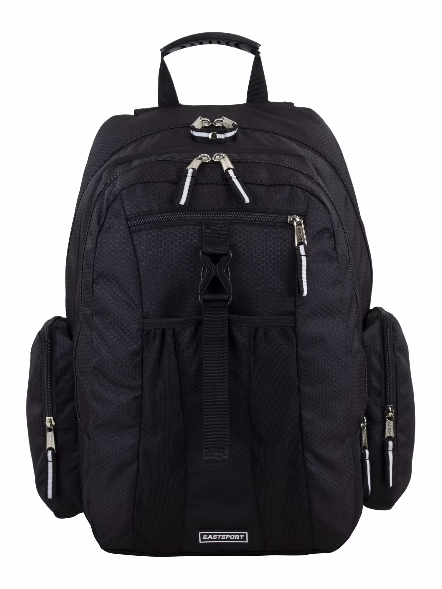 Eastsport Unisex Premier Expandable Recycled Backpack, Black