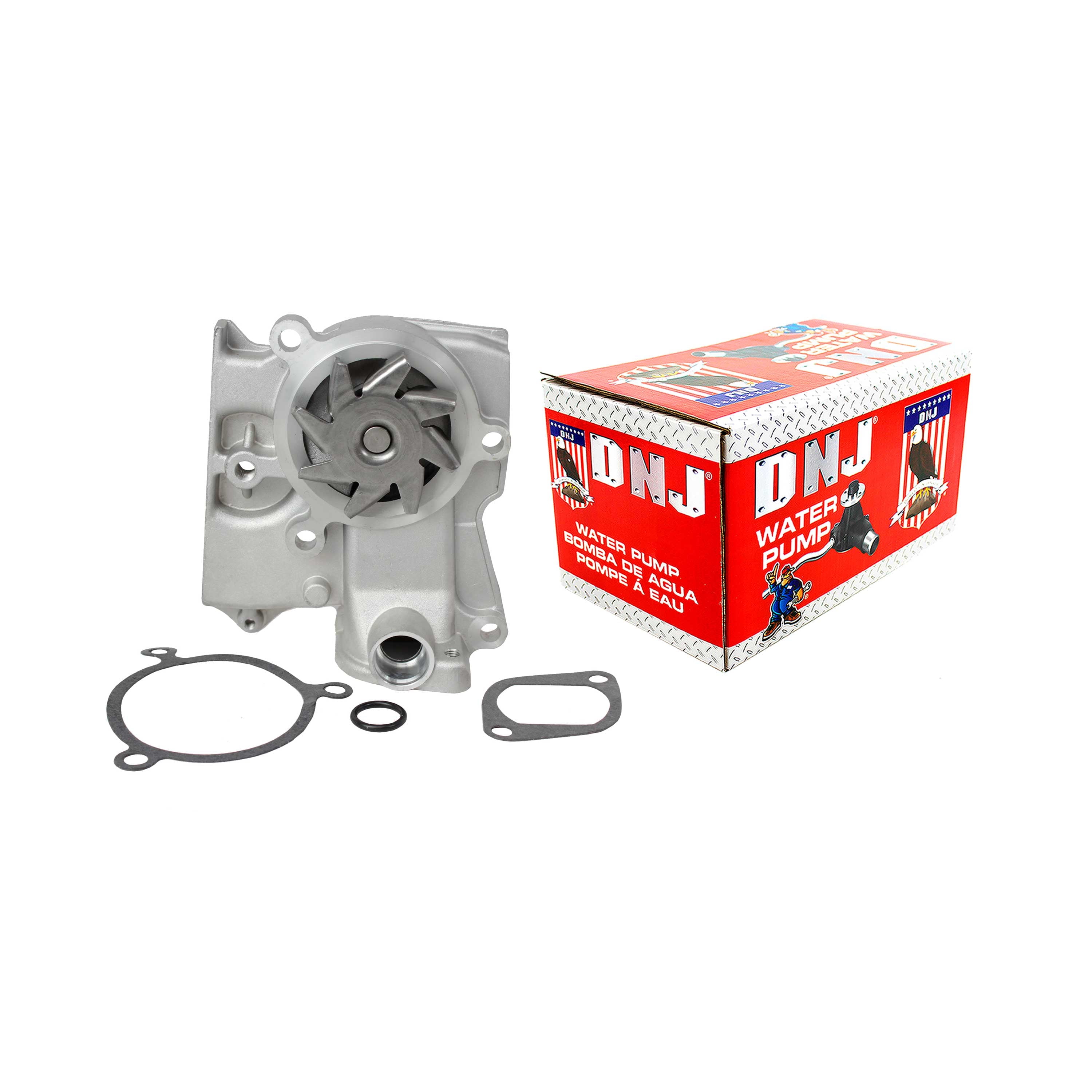 DNJ WP406 Water Pump Fits Cars & Trucks 83-87 Mazda 626 B2000 2.0L L4 SOHC 8v