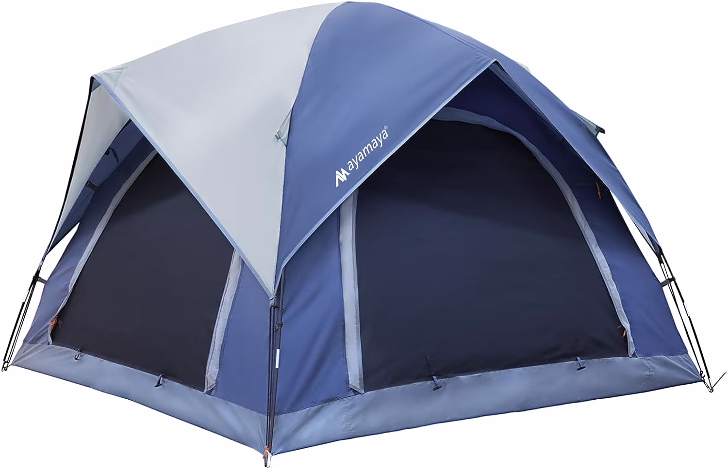 Ayamaya4 Person Tents for Camping, Waterproof Dome Tent with Rainfly and 2 Doors, Easy Setup Portable Family Tent for Backpacking Hiking