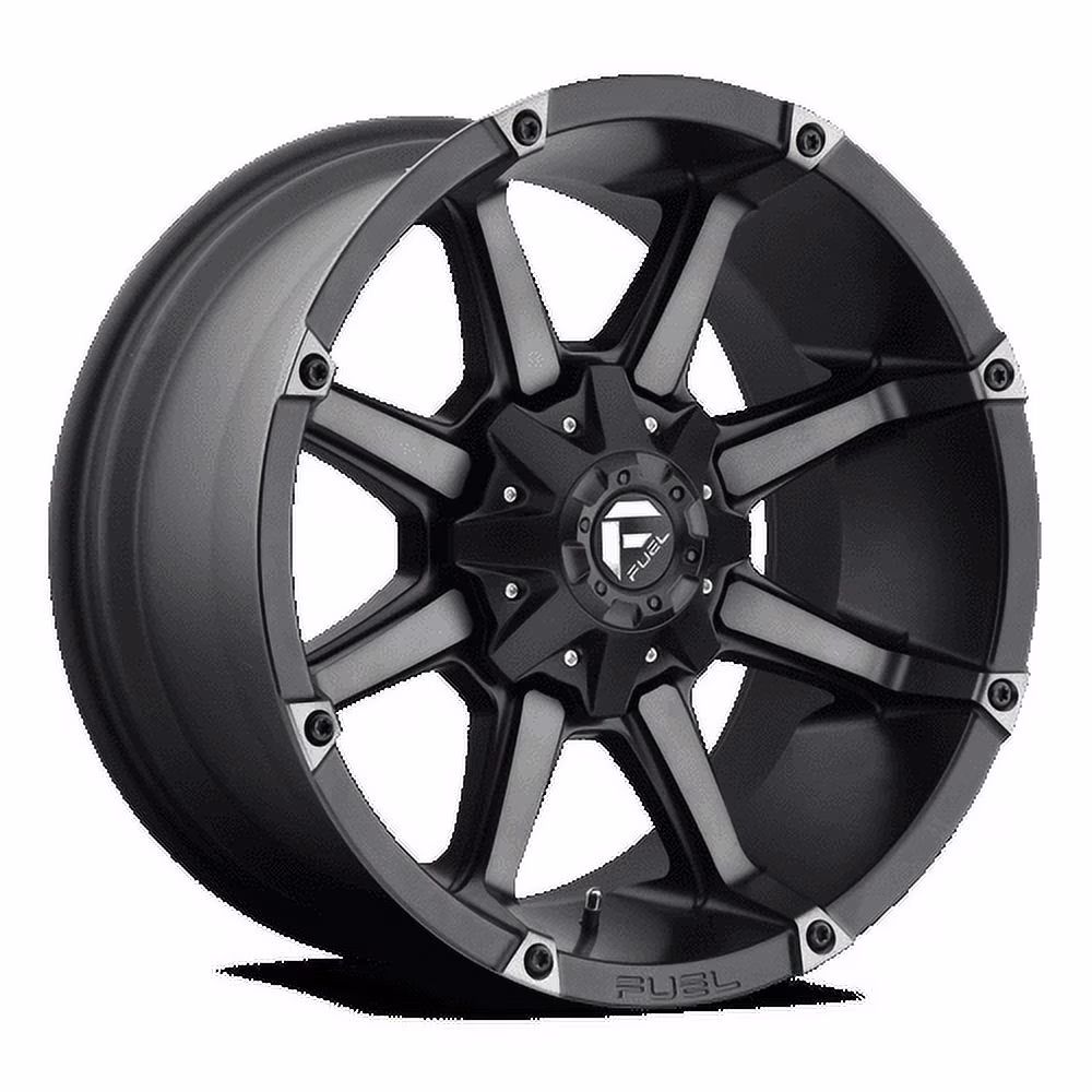 Fuel 1PC Aluminum Rim D556 COUPLER 20X10in Matte Black Double Dark Tint Finish, D55620001750