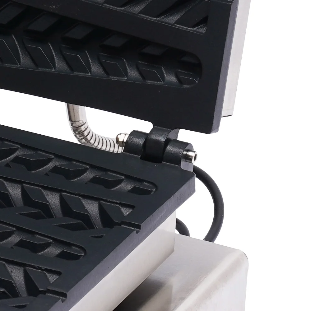 ANQIDI 1750W Commercial Electric 4 Stick Waffle Maker Machine Nonstick Waffle Baking Tool w/Timer