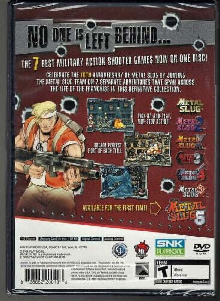 Metal Slug Anthology PS2 (Brand New Factory Sealed US Version) Playstation 2