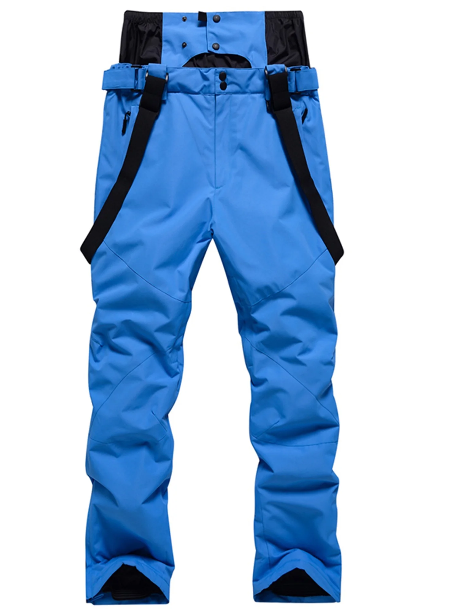 LSFYSZD Women Men Waterproof Ski Pants Softshell Fleece Lined Outdoor Walking Trousers Warm Thicken Padded Hiking Ski Pants