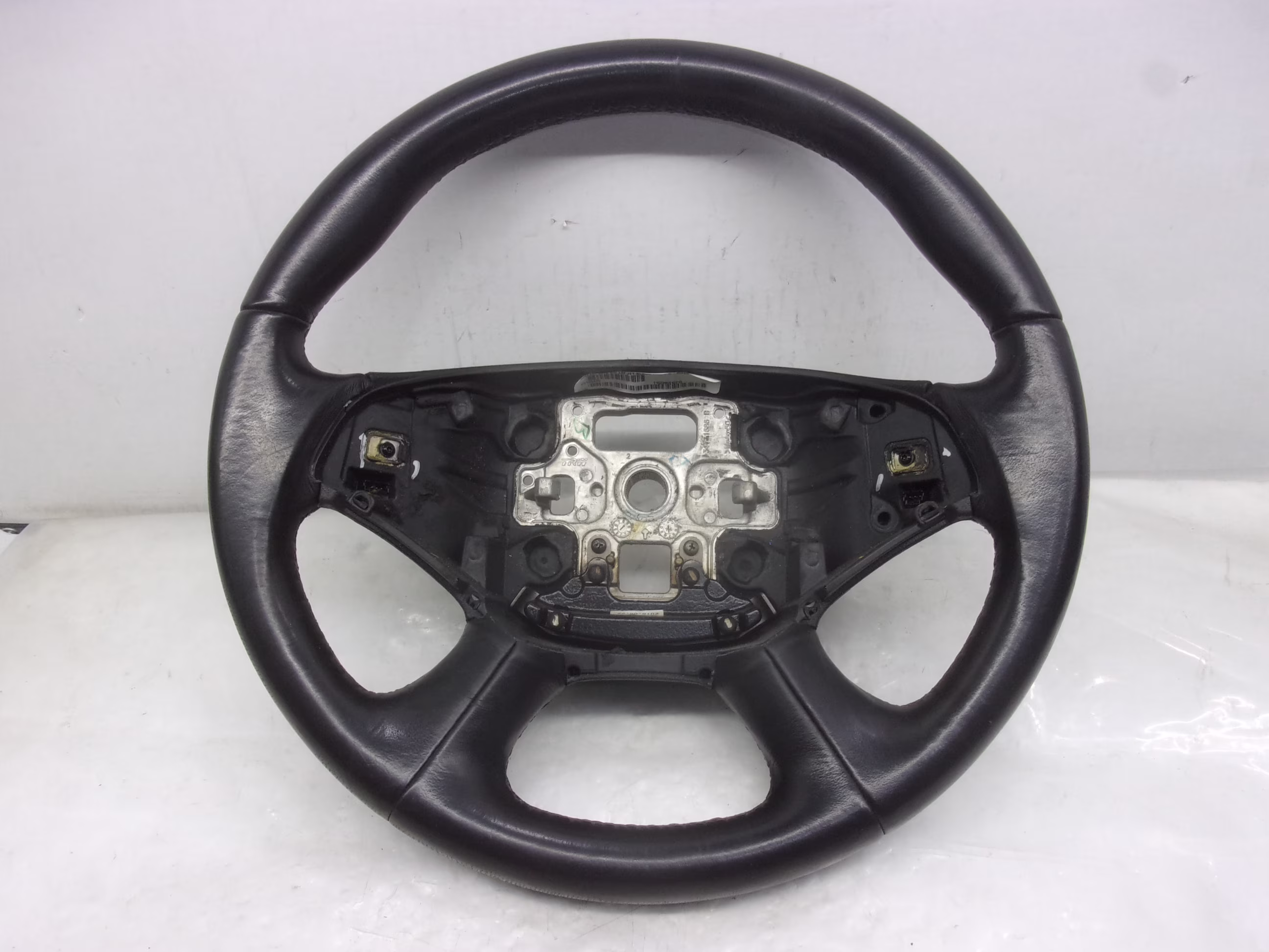 Pre-Owned 2017 Chevrolet Impala Black Leather Steering Wheel OEM (Good)