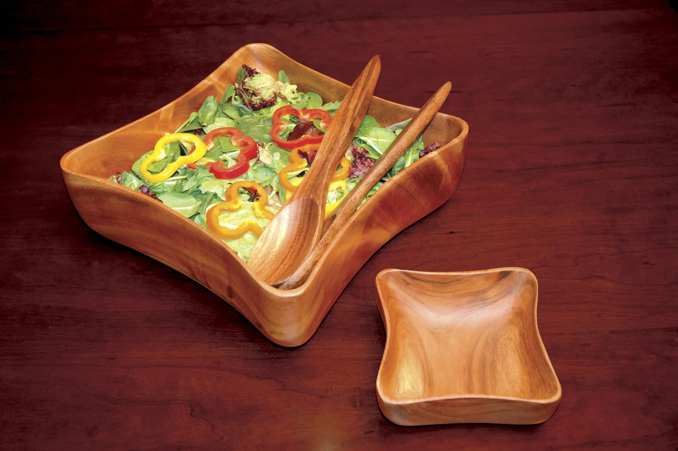 Acacia Wood Square Plate/Tray