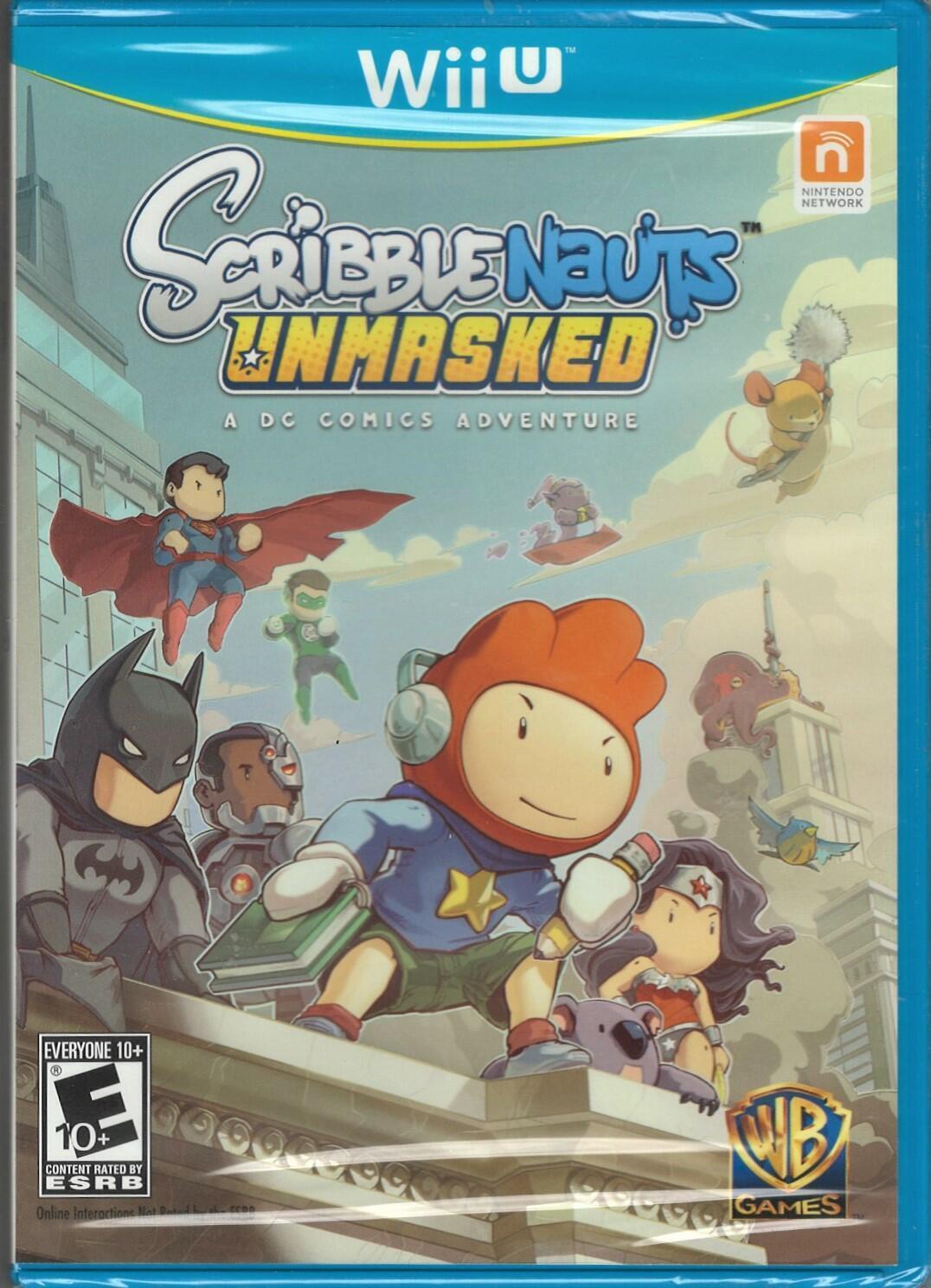 Scribblenauts Unmasked - A DC Comics Adventure Wii-U (Brand New Factory Sealed U