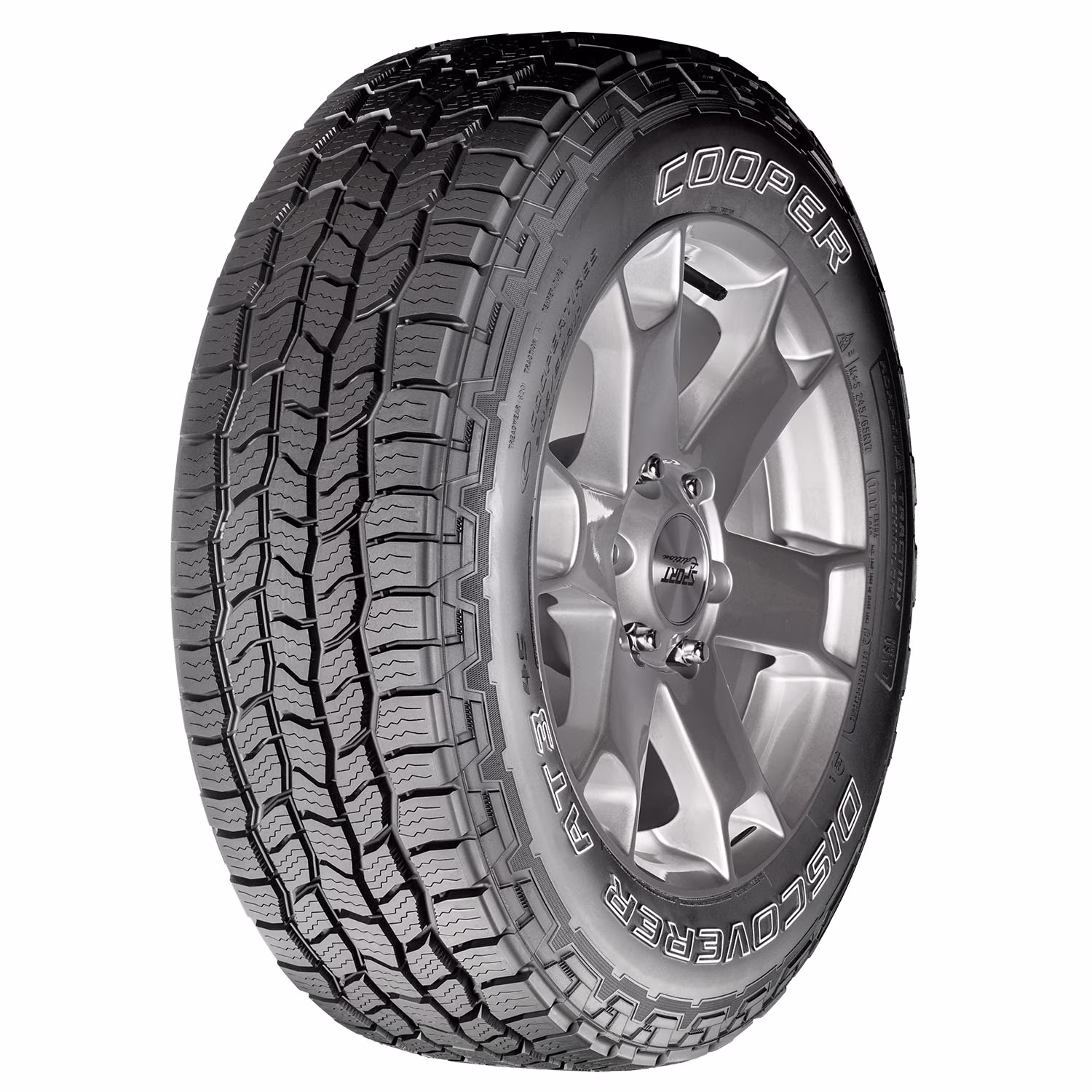 Set of 2 Cooper Discoverer A/T3 4S 265/75R16 116T Tires Fits: 1996-99 Chevrolet Tahoe Base, 2006-07 Hummer H3 Base