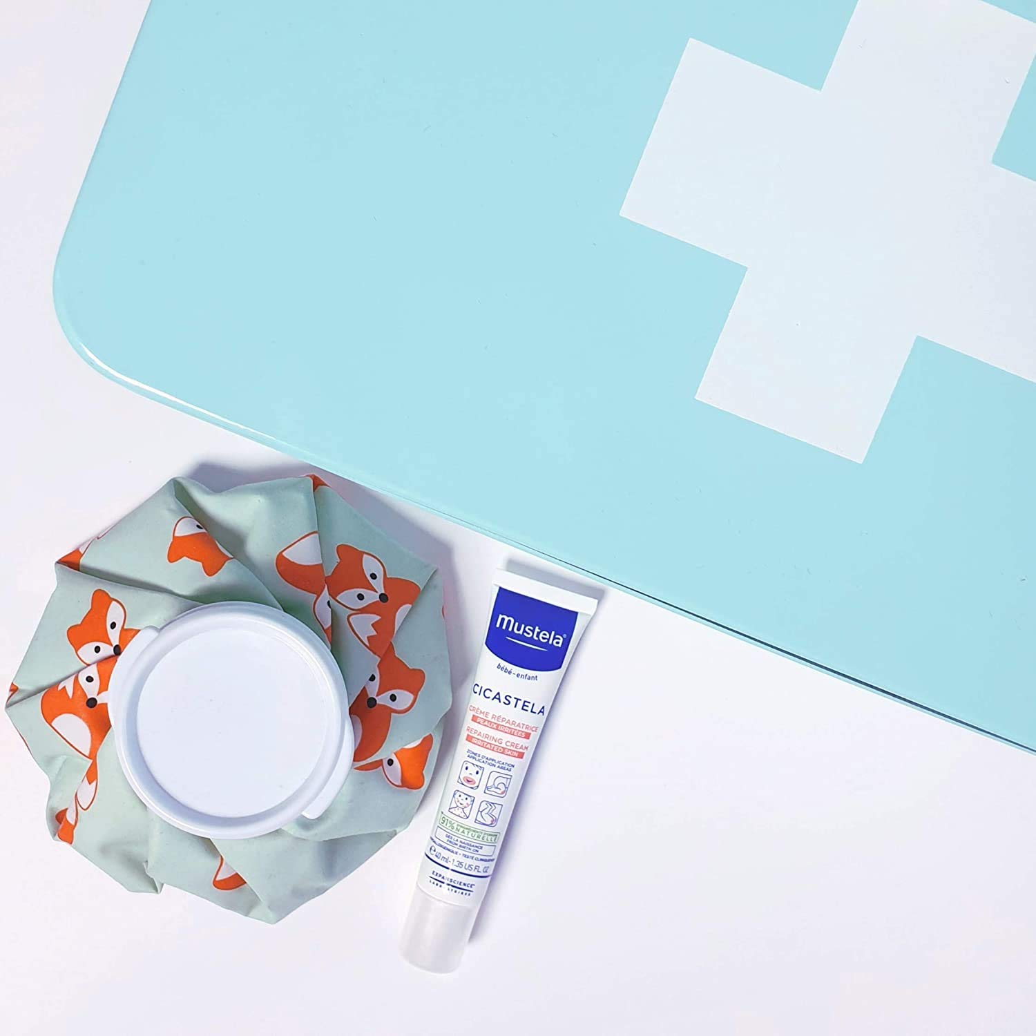 Mustela Cicastela Moisture Recovery Cream, 1.35 fl oz (40 ml)