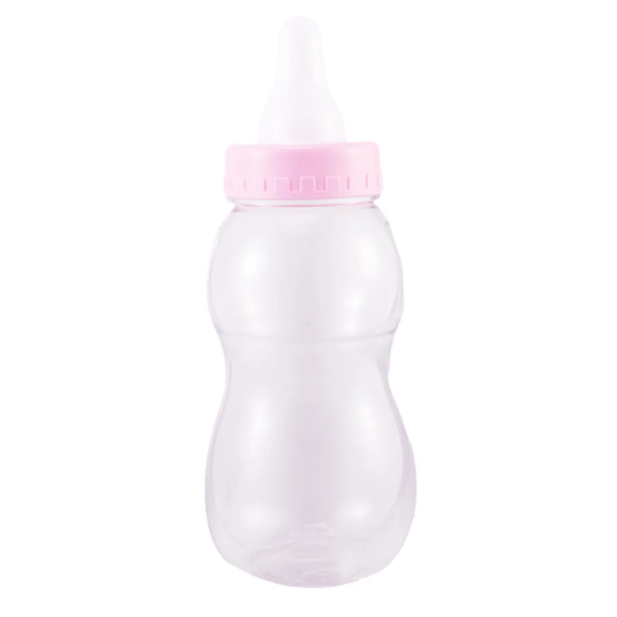 Funny Baby Bottle Piggy Bank Lovely Money Box Supplies Desktop Ornament Birthday Gift for Children Pink