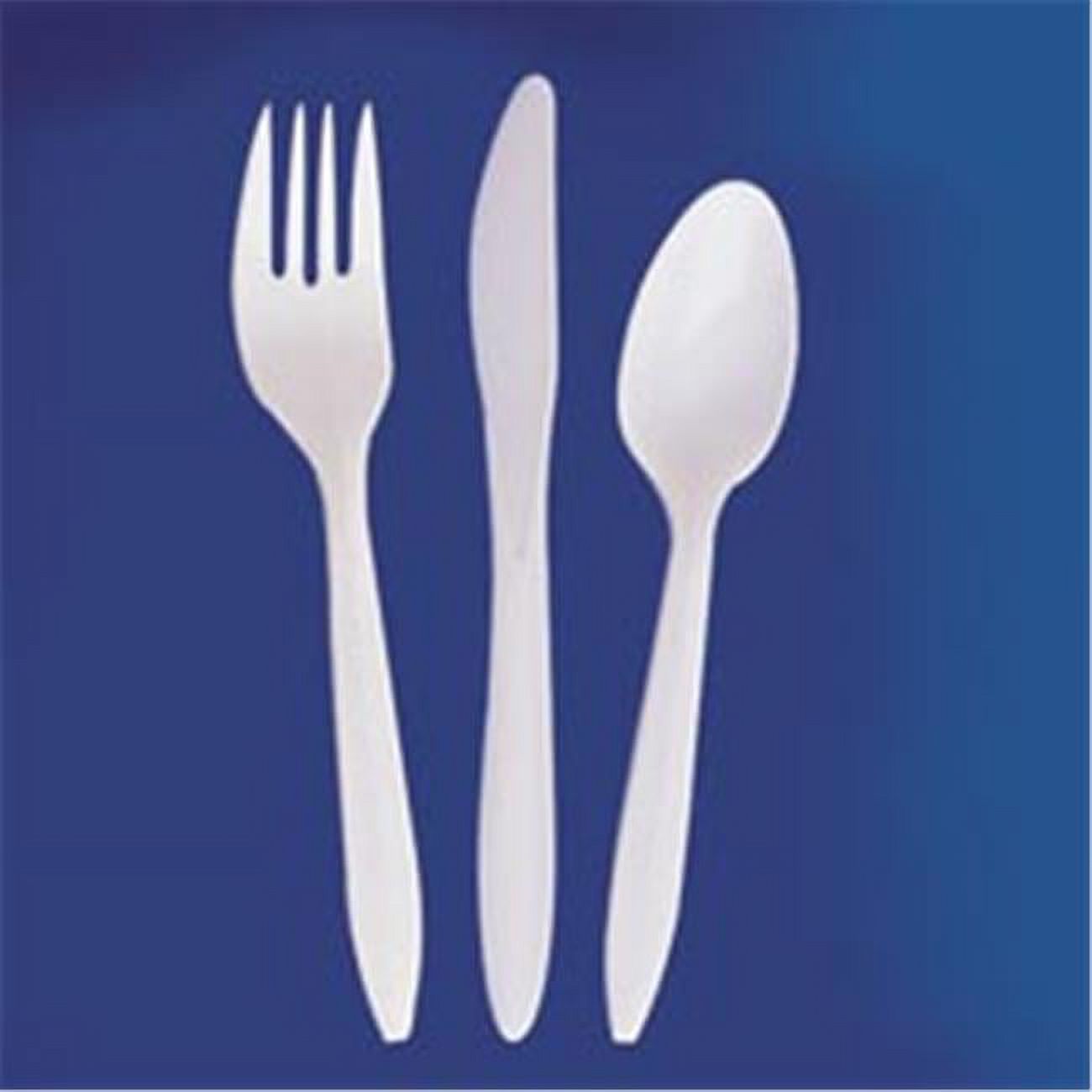Dart  Plastic Fork - White - 1000 Pieces-Case