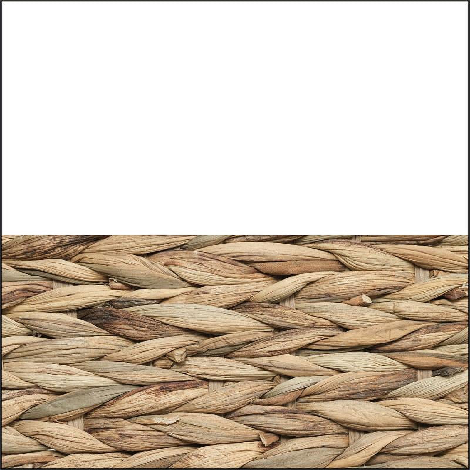 Bowery Hill 3-Drawer Transitional Wood Dresser with Basket in White