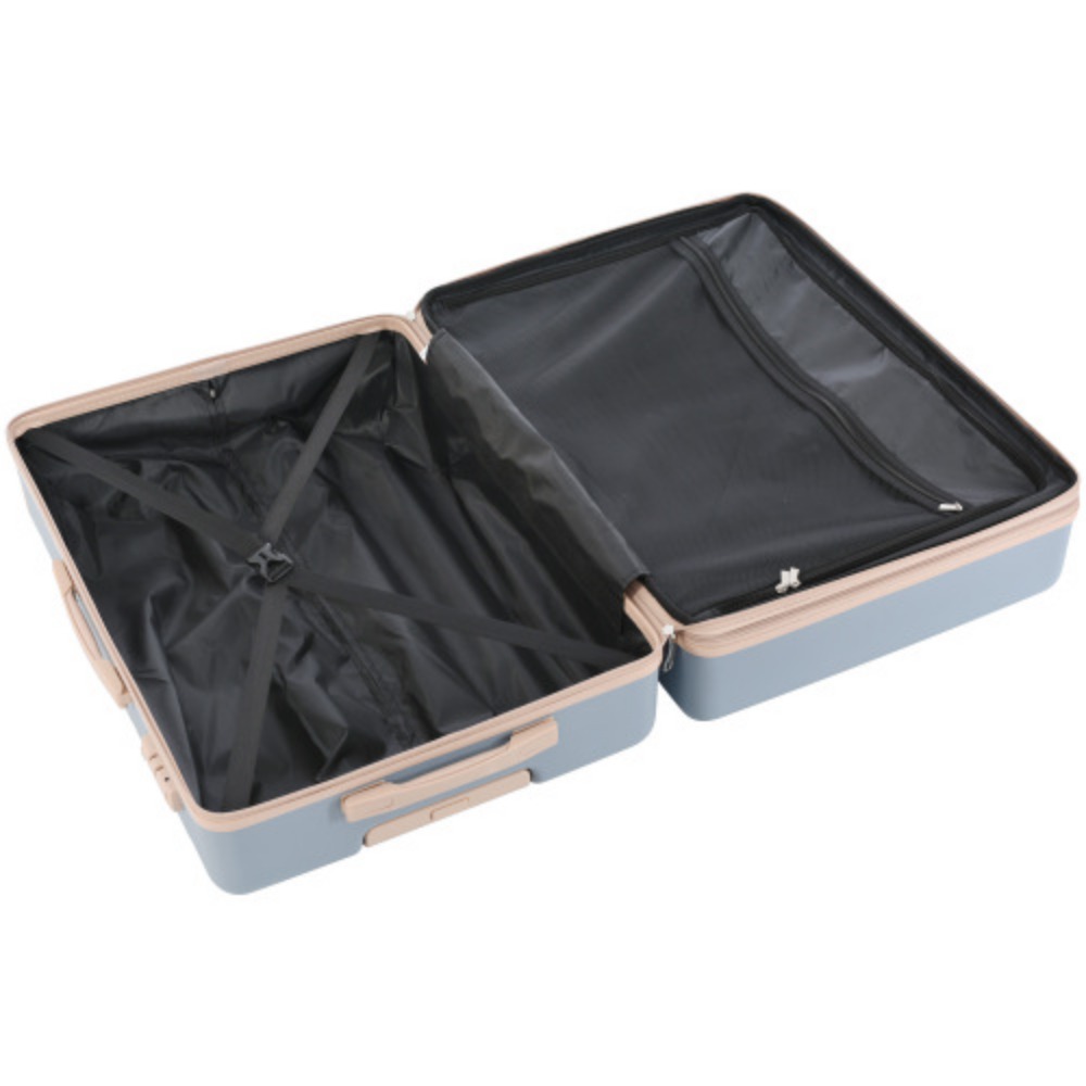 Luggage Sets 3 Piece Suitcase Set 20/24/28,Carry on Luggage Airline Approved,Hard Case with Spinner Wheels,Light Blue Blue + ABS