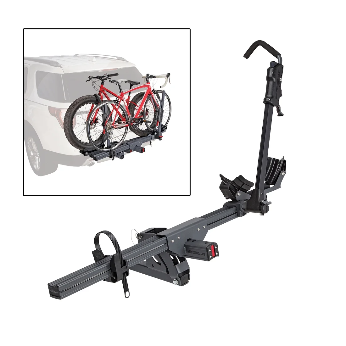 Rola 59307 Convoy 2-bike Carrier - Trailer Hitch Mount - 1-1/4