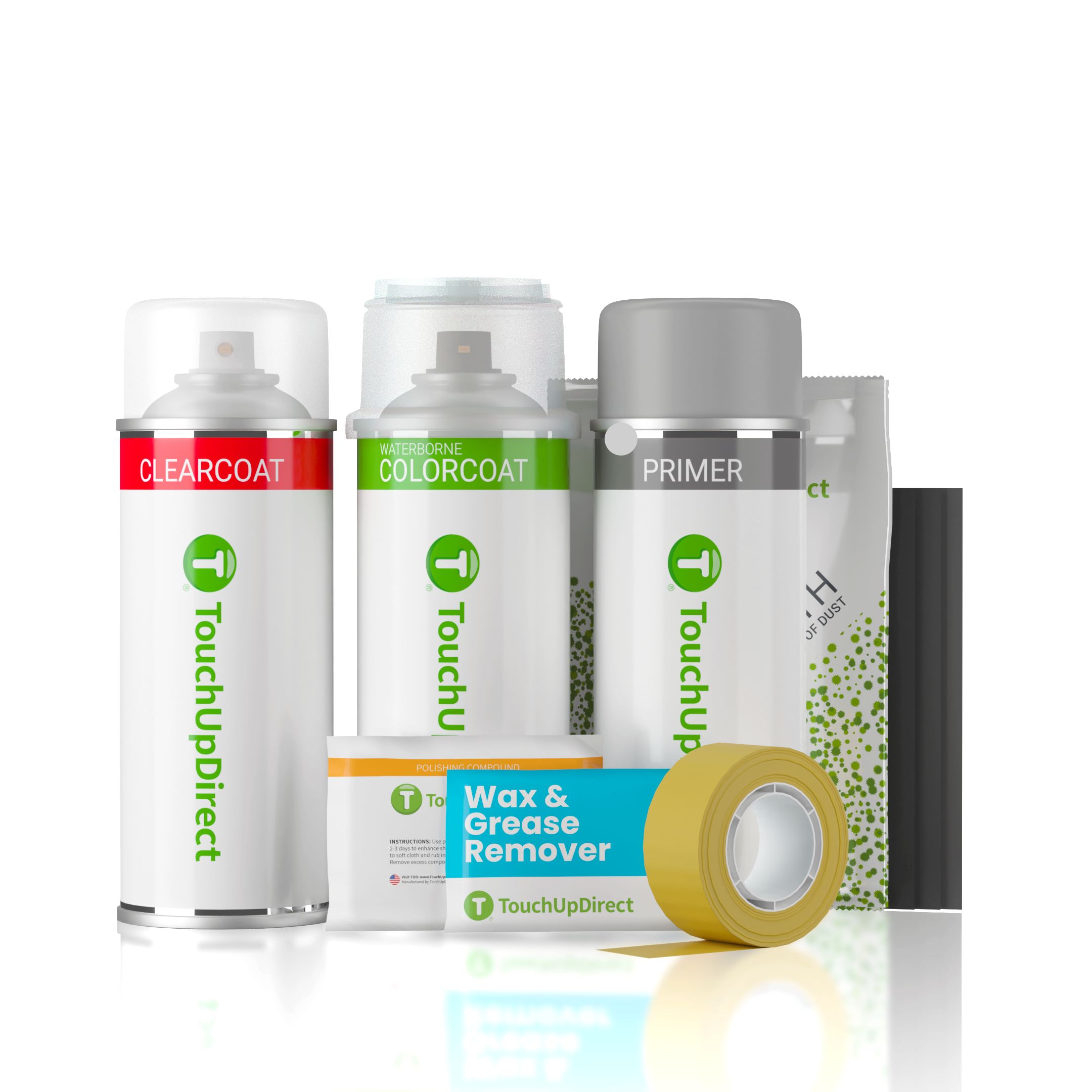 TouchUpDirect LY7W/5B Lake Silver for Audi Exact Match Touch Up Paint Aerosol - Platinum Package Fits select: 2000-2010 AUDI A4, 2007 AUDI Q7