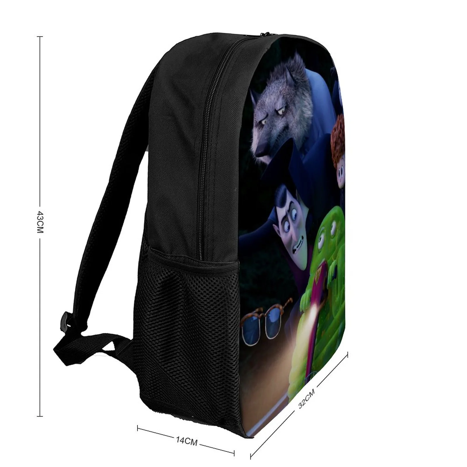 Night Hotel Transylvania Backpacks Basic Shoulder Daypack Bookbag Satchel Knapsack Rucksack For School Office Travel