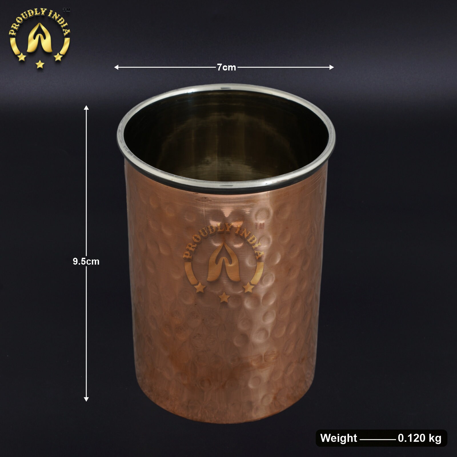 ProudlyIndia Copper Thali Set, Dinner Set, Royal Thali Dinning,Copper Plate Set,Thamba Dinnerware, Luxury Dining Set, Luxury Dinnerware, Thali set Online