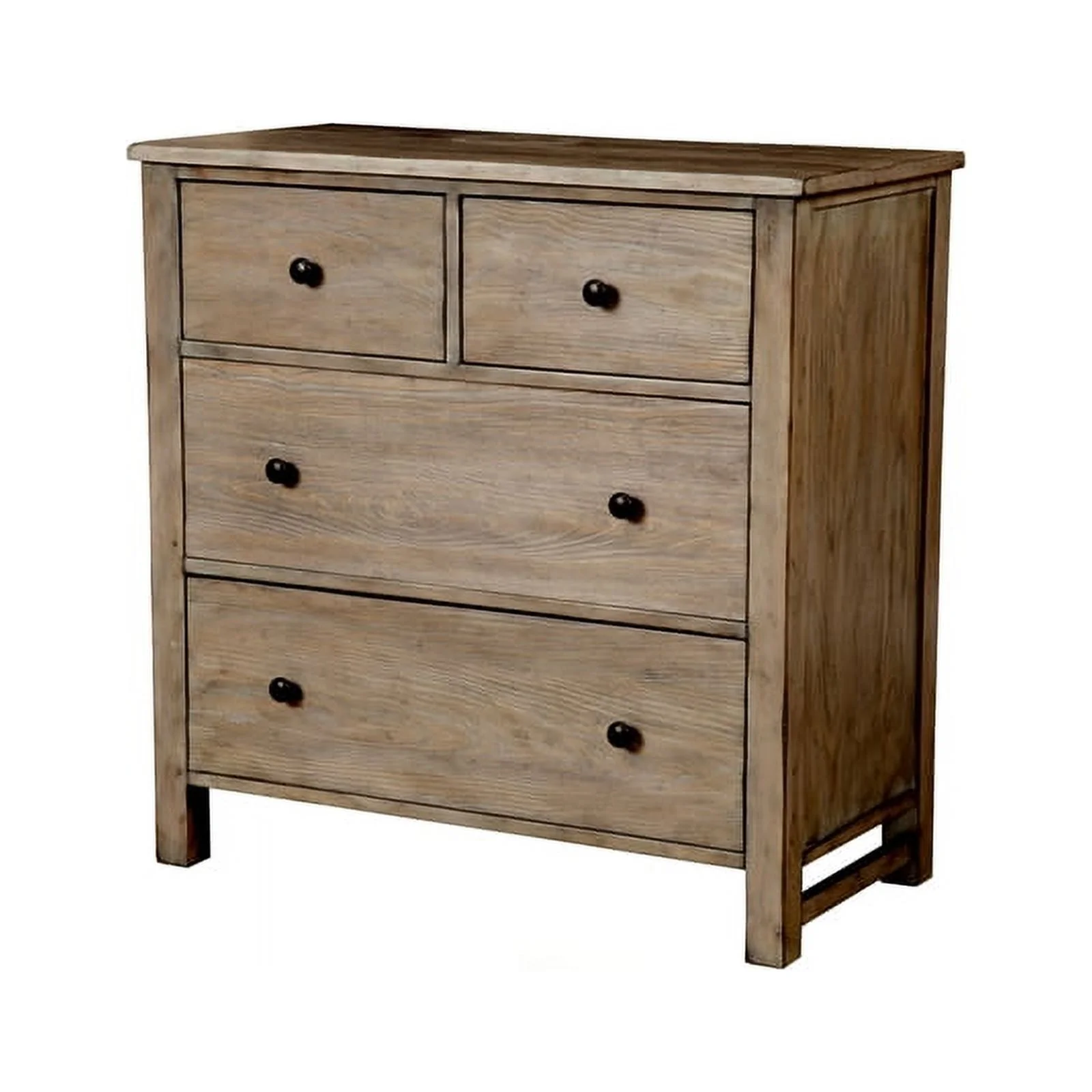 Home Square 4-Piece Set with Standard King Headboard & Chest & 2 Nightstands