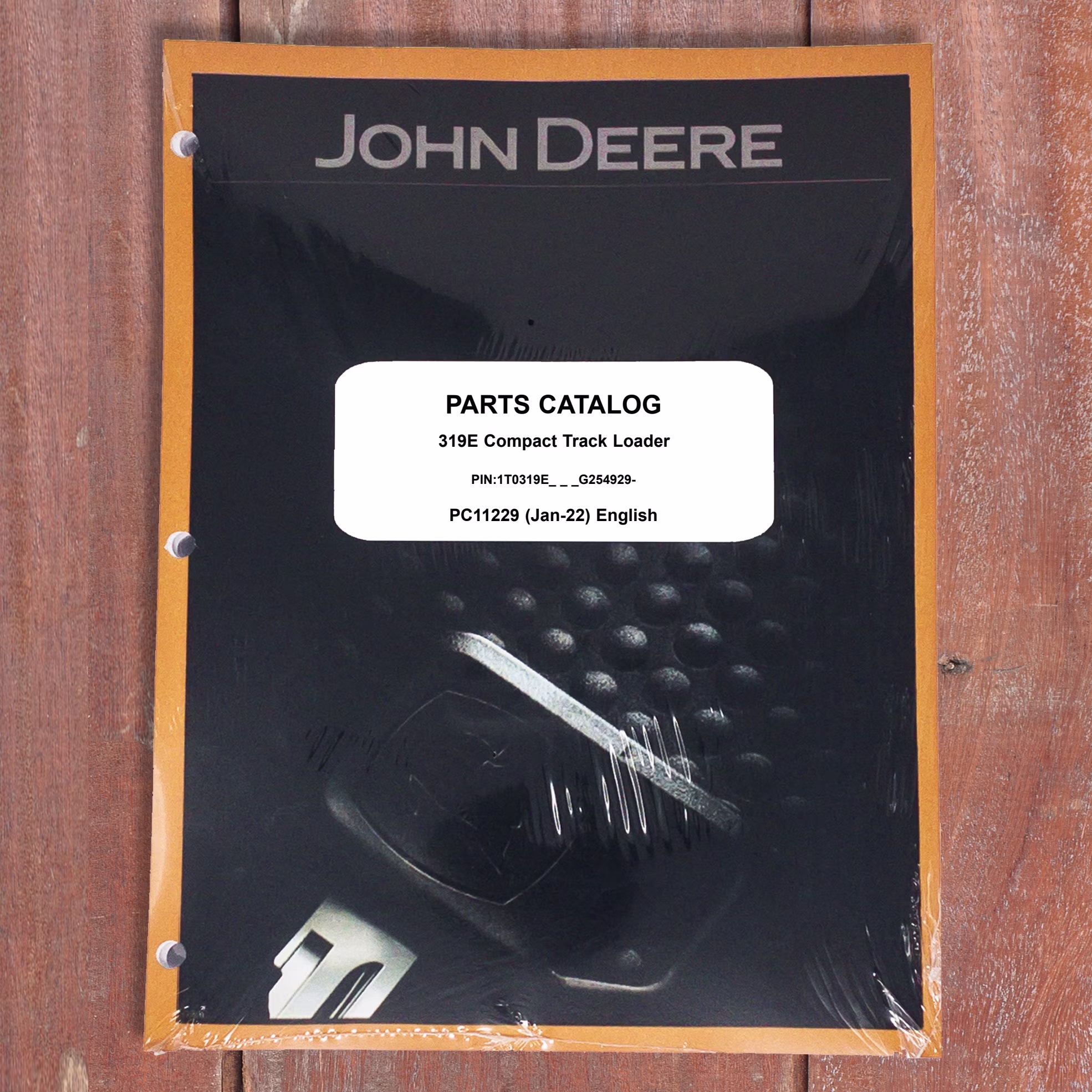 John Deere 319E Skid Steer   Parts Catalog - Part Number # PC11229