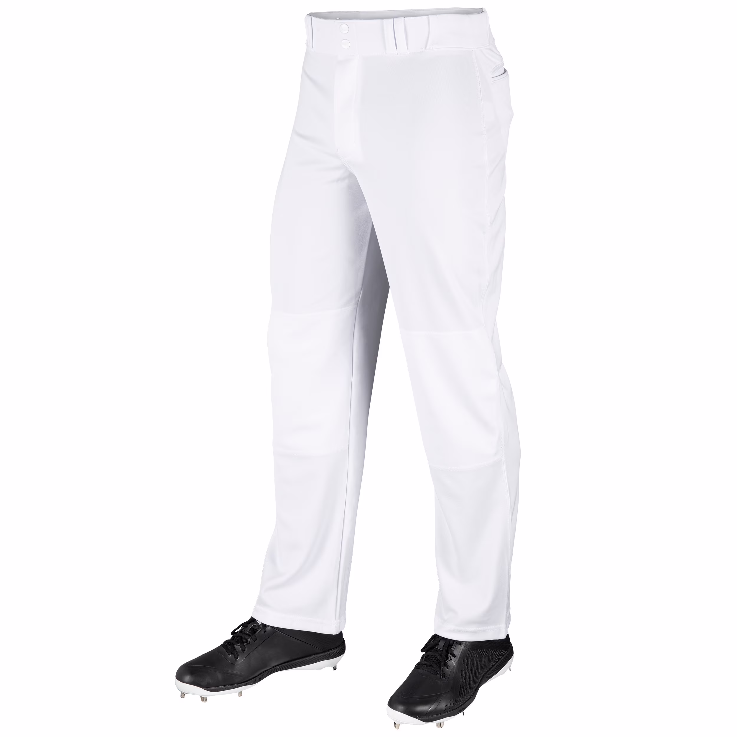 Champro Sports MVP Open Bottom Relaxed Fit Baseball Pants, Youth Large, White
