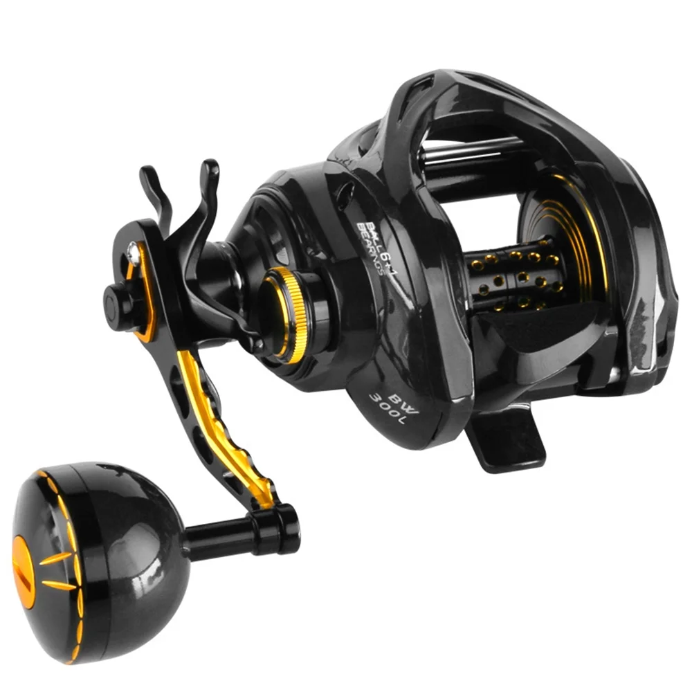 DEUKIO Baitcasting Reel, Carbon Fiber Fishing Reel, 3:1 Gear Ratio, Magnetic Brake