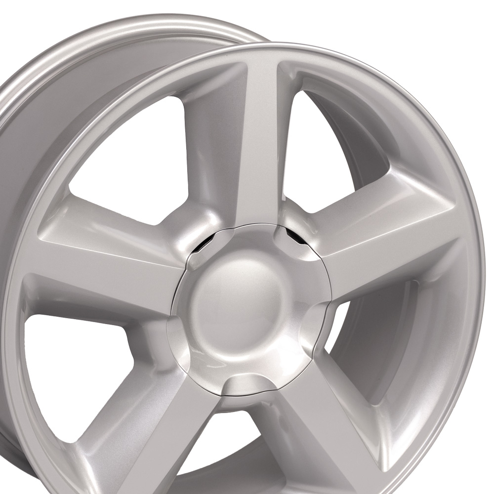 20 inch Rim fits 95-19 Chevrolet Tahoe Silver Aluminum Wheel Direct Fit