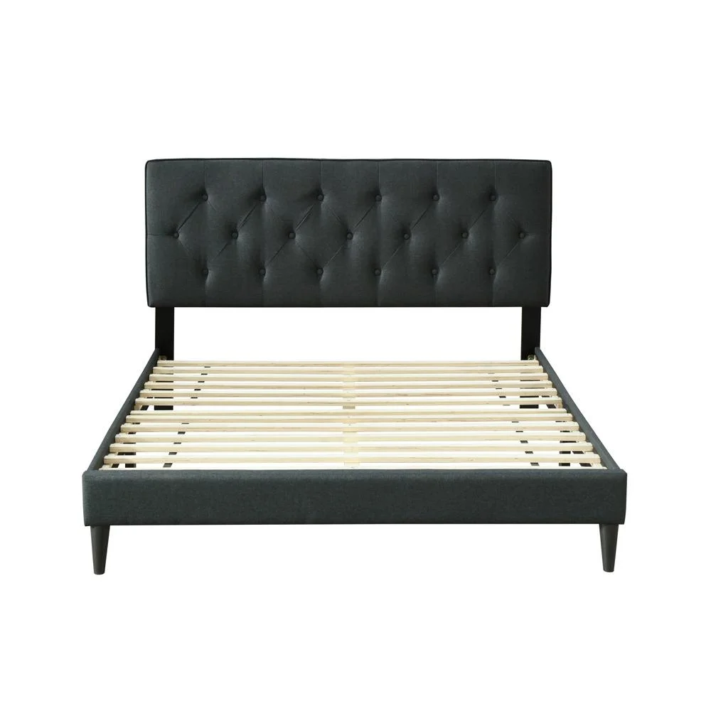 Bernards Piper Upholstered Queen Bed In A Box