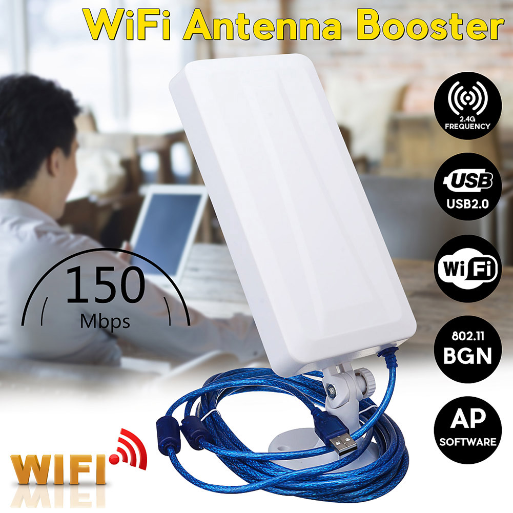 2500M WiFi Long Range Extender Wireless Outdoor Router Repeater Antenna Booster WLAN Antenna