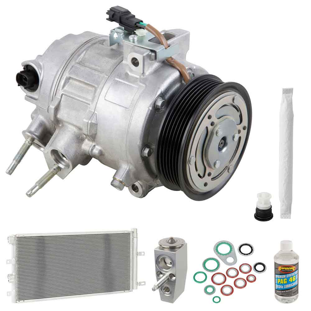 For Ford Fusion 2013-2016 OEM AC Compressor w/ A/C Condenser & Drier - Buyautoparts