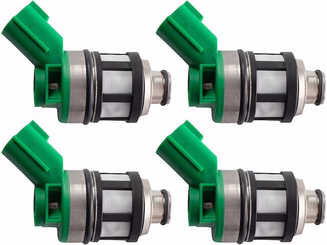 Fuel Injector Set 4 Piece - Compatible with 1996 - 1997 Nissan Pickup