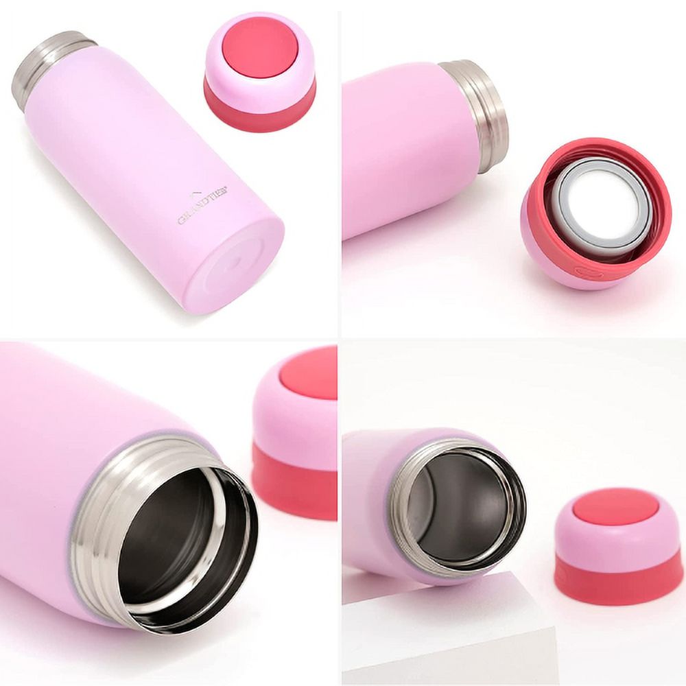 GrandTies Kids Insulated Water Bottle - Pink