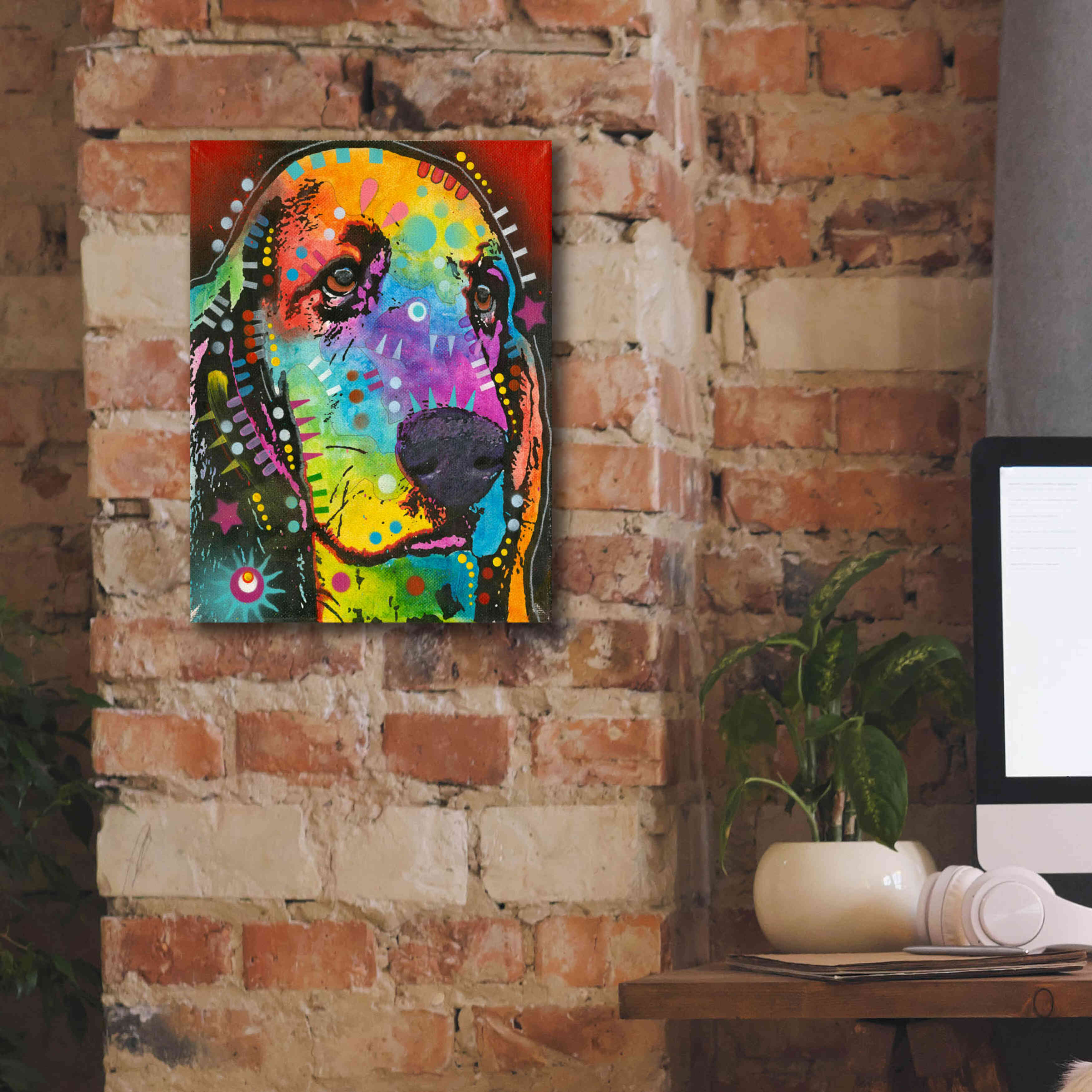 Epic Graffiti 'Waffles' by Dean Russo, Canvas Wall Art, 12