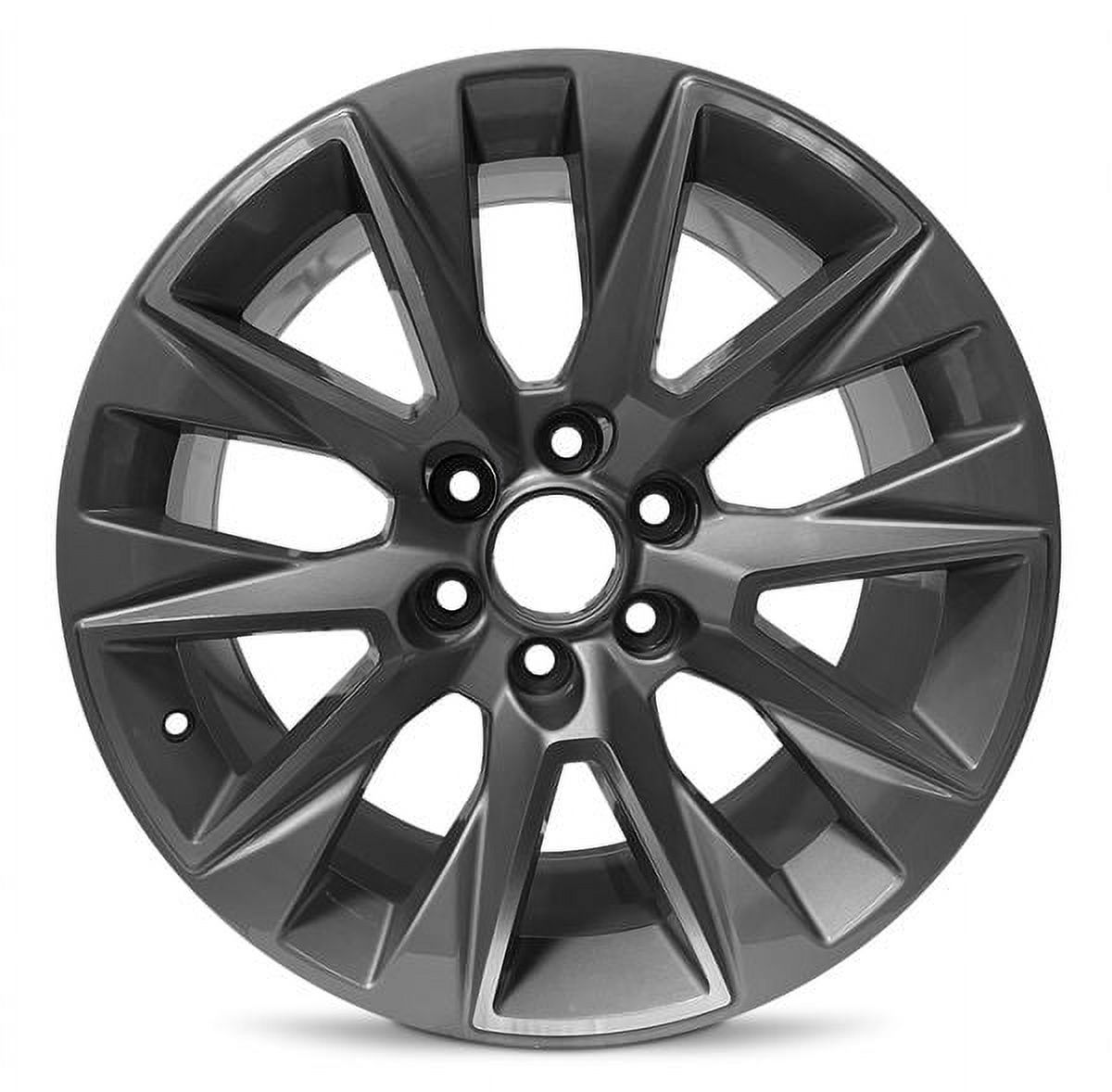 New 20x9 inch Wheel for GMC Sierra 1500 (19-20) Silver Machine Face Alloy Rim