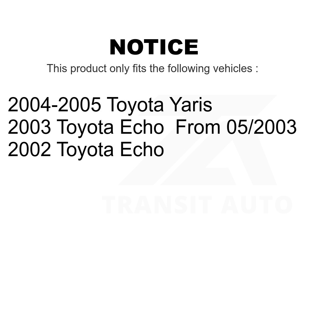 Front Right (Passenger) Lower Suspension Control Arm Ball Joint Assembly TOR-CK620364 For Toyota Echo Yaris