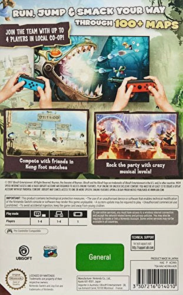 Rayman Legends Definitive Edition - Nintendo Switch Game