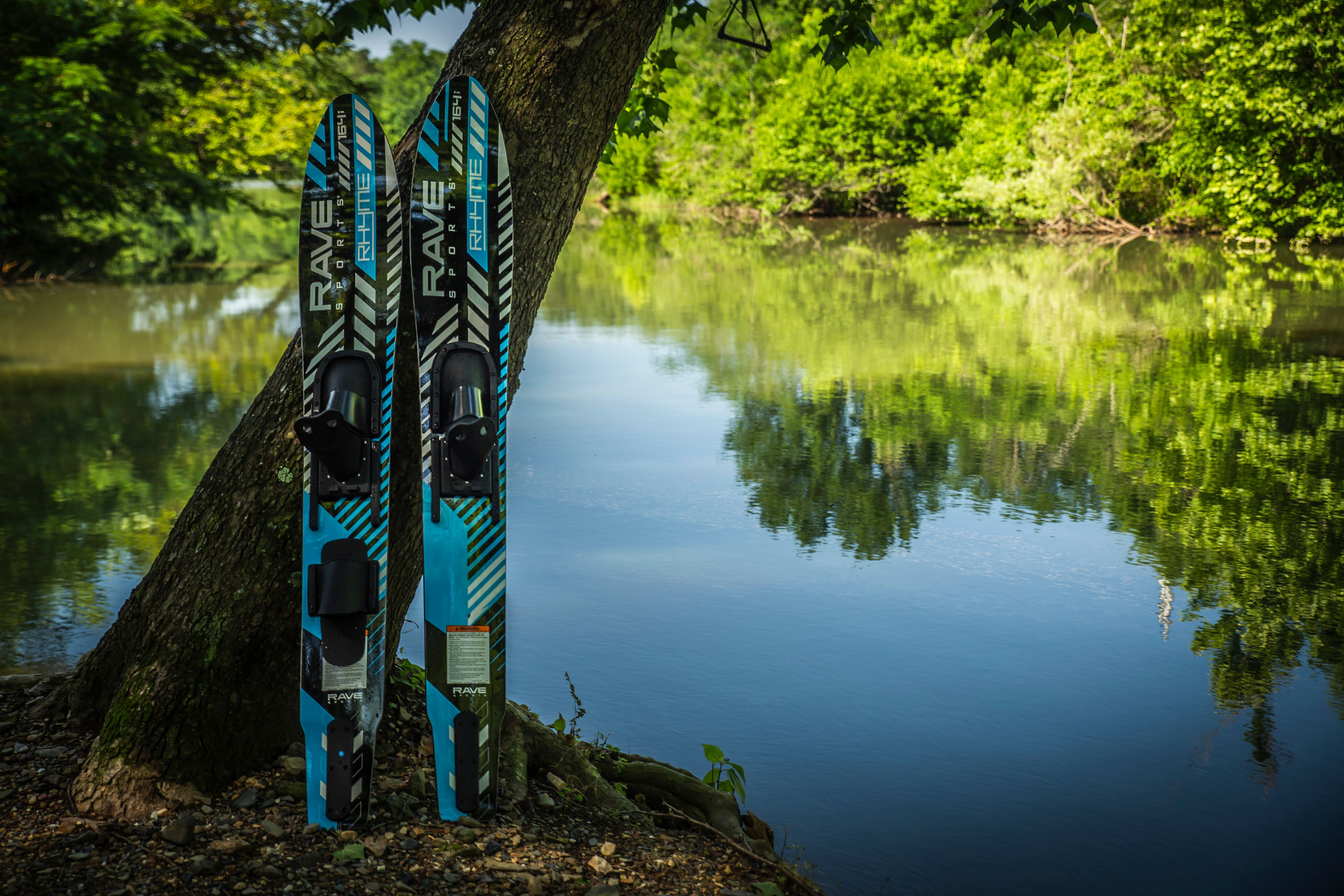 Rave Sports Adult Rhyme Shaped Combo Water Skis