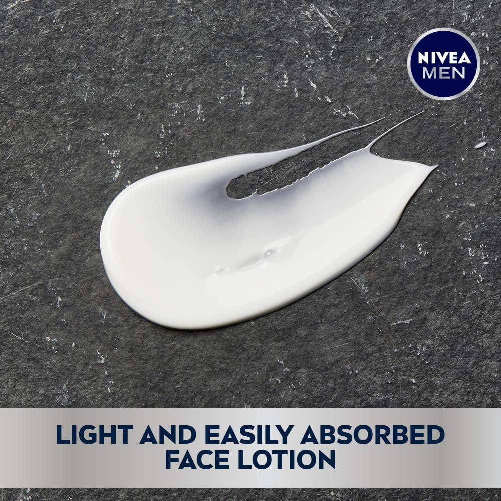 Nivea Men Maximum Hydration Face Lotion, Face Lotion With Broad Spectrum Spf 15 Sunscreen For Men, 3 Pack Of 2.5 Fl Oz Tubes