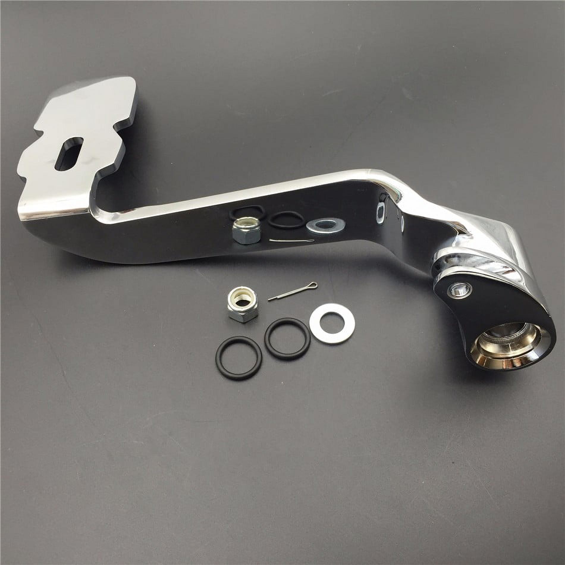 HTT Motorcycle Chrome Rear Brake Lever Brake Pedal Foot Lever Fit 2014-later Touring Trike (Freewheeler / Electra Glide)
