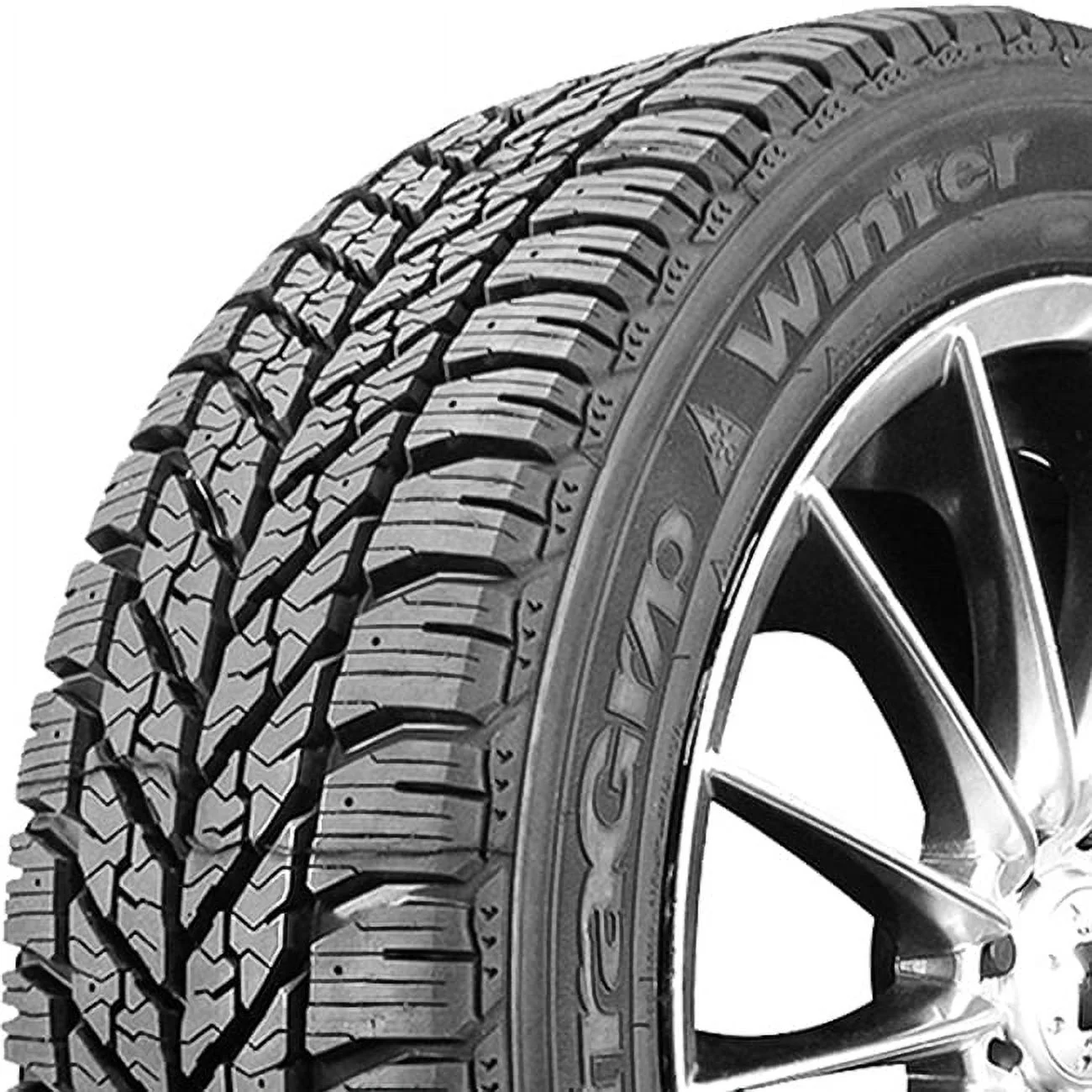 Goodyear Ultra Grip Winter 205/65R16 95T Winter Snow Tire Fits: 2016-21 Chevrolet Malibu L, 2012-13 Toyota Camry Hybrid LE