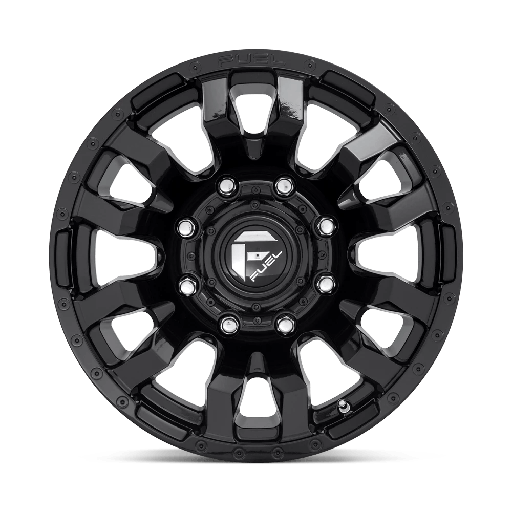 Fuel 1PC Aluminum Rim D675 BLITZ 22X10in Gloss Black Finish, D67522001747