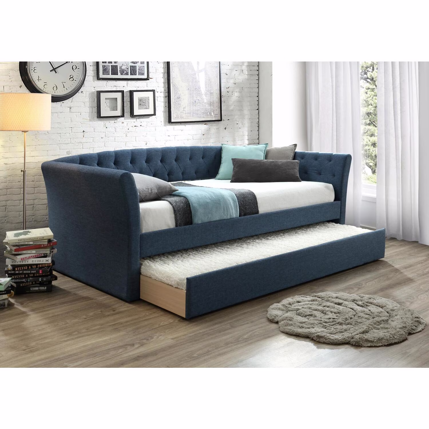 Myco Furniture Maddox Daybed, Blue