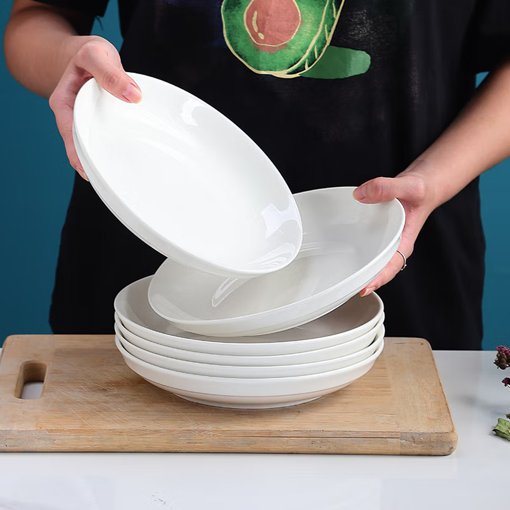 sheungtong Plates, Simply White 10.5