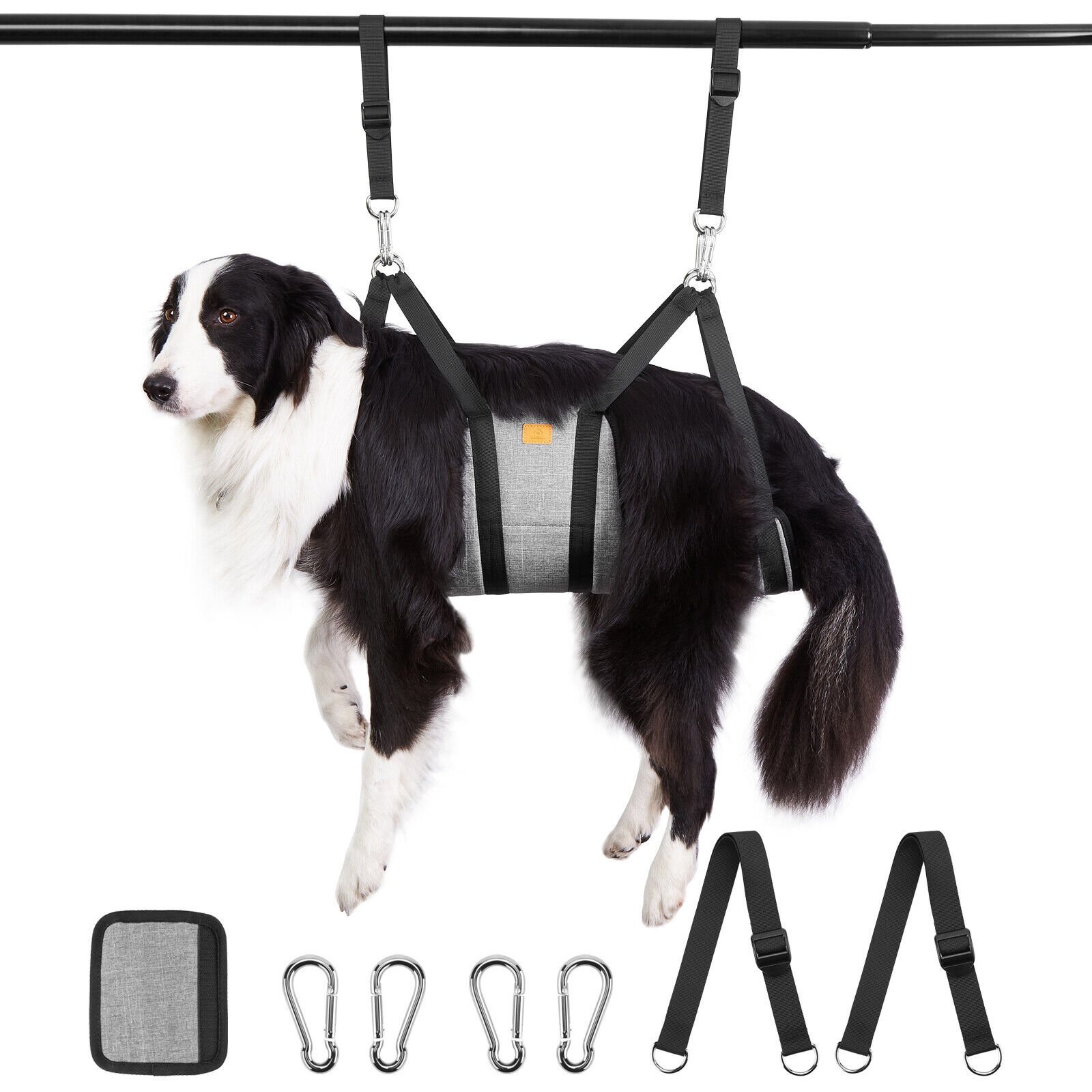 Pet Dog Puppy Hammock Grooming Restraint Harness Sling Bag Hair Nail Trimming SM